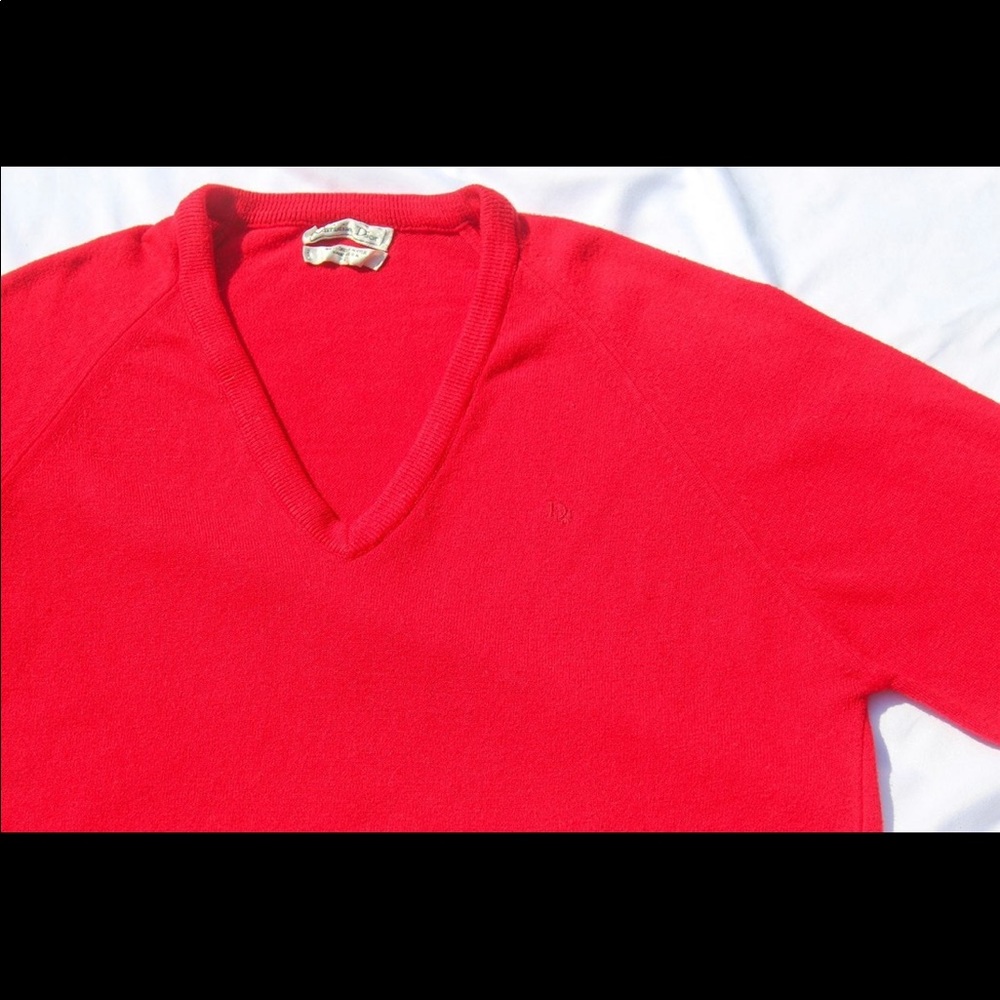 Vintage Christian Dior Cropped Sweater